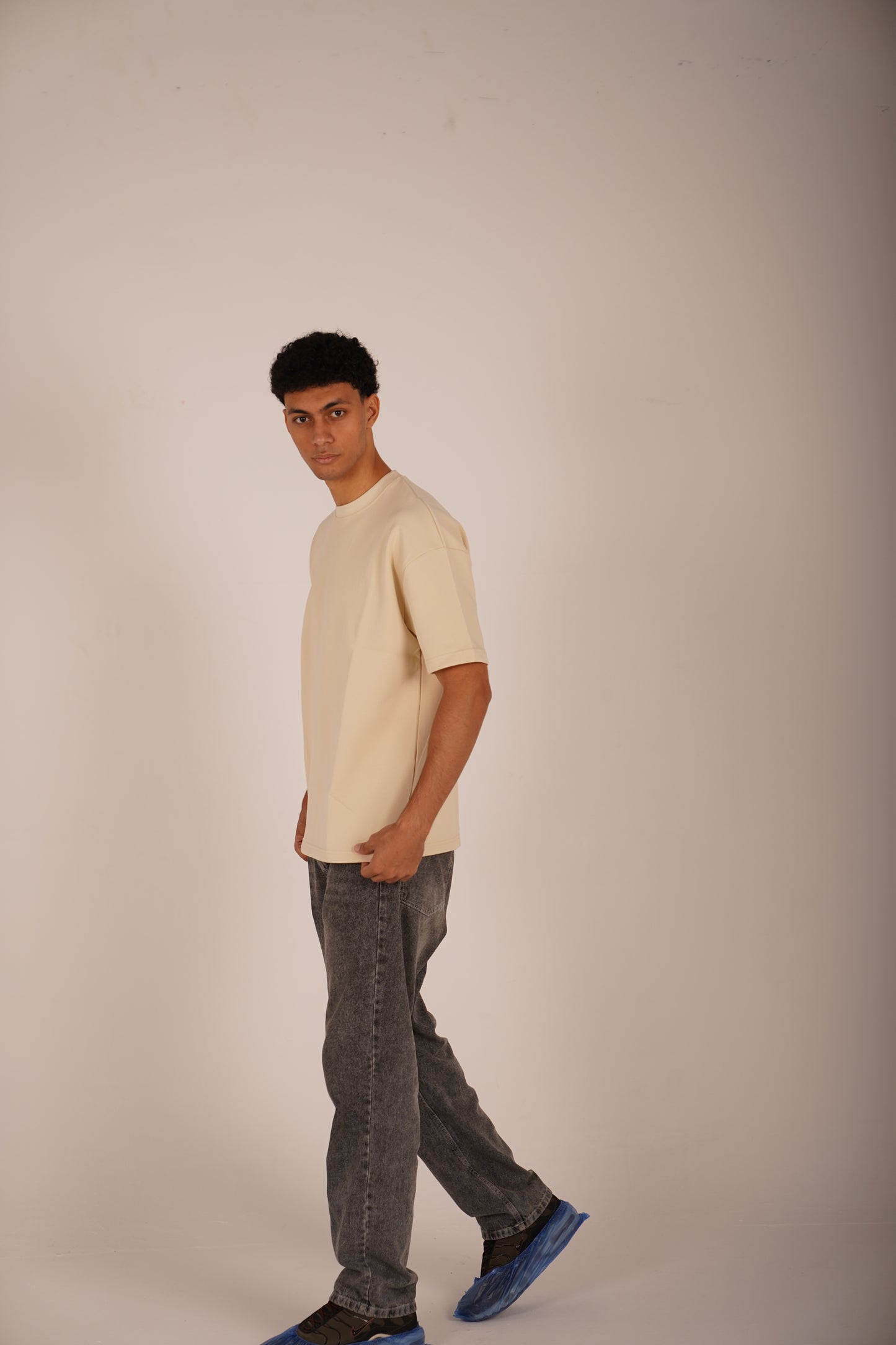 Oversized T-Shirt - Beige